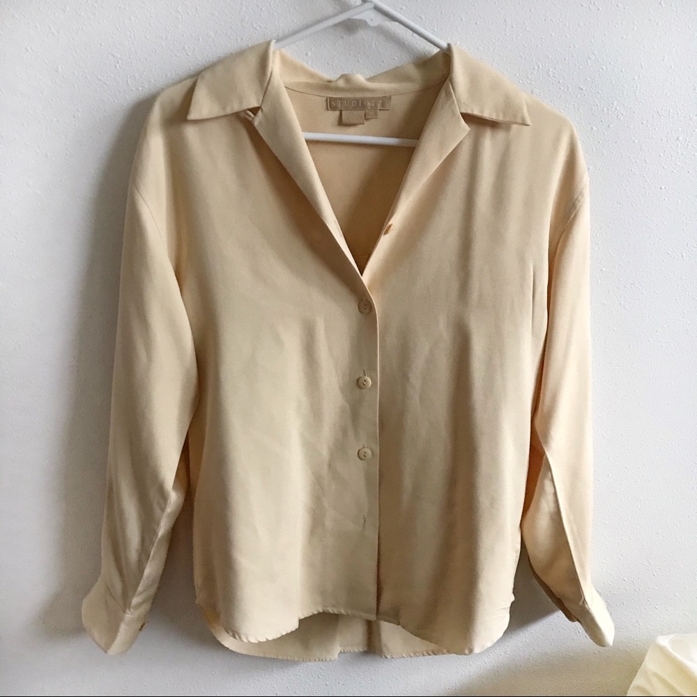 Studio 121 Silk Button Down Top*